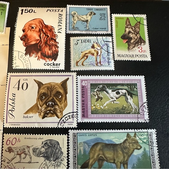 Vintage Worldwide Hunting Dog Postage Stamps – Oman Full Sheet - Picture 6 of 8